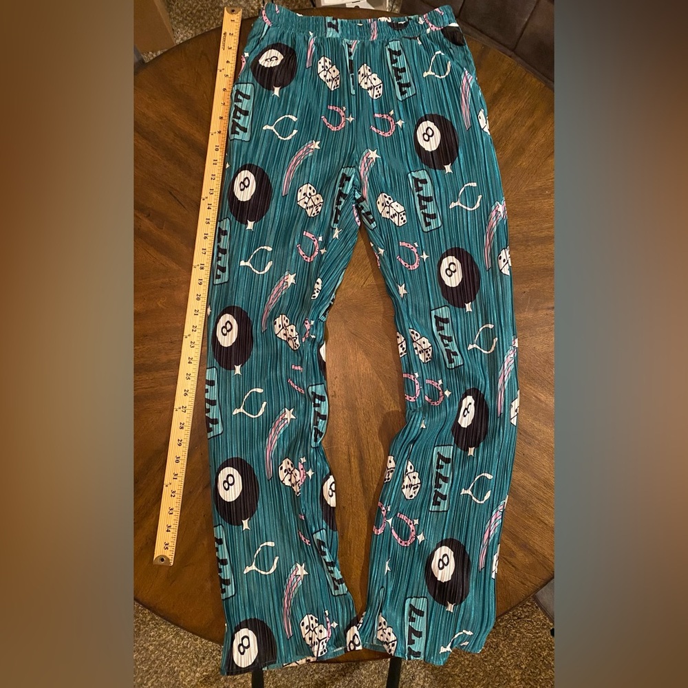 Dressed in Lala Plisse Pants Make a Wish Small